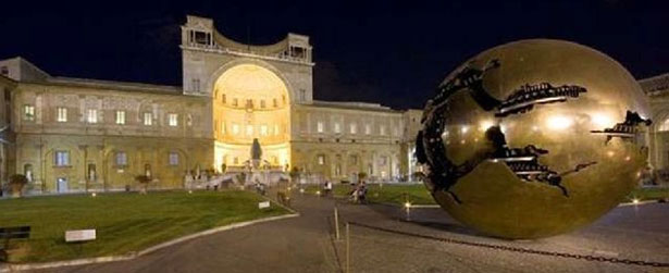 Vatican Museums by night