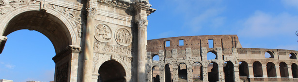 colosseo e arco costantino