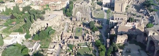 Foro Romano dallalto