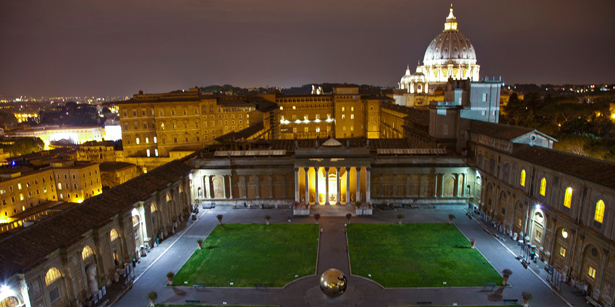musei vaticani di notte