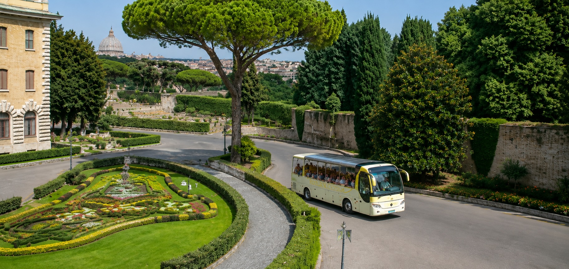 Giardini Vaticani Tour Open Bus
